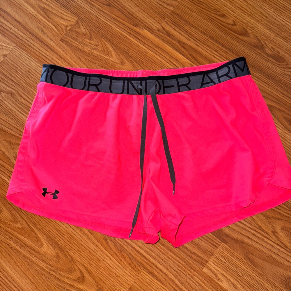 Under Armour Bright Pink Sports Shorts